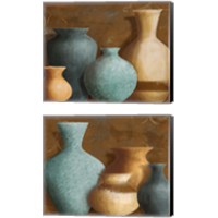 Framed 'Ancient Clay 2 Piece Canvas Print Set' border=