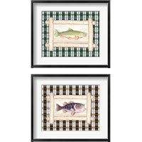 Framed Framed Lake Fish 2 Piece Framed Art Print Set