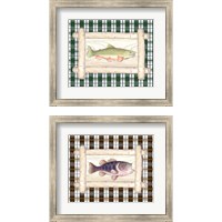 Framed 'Framed Lake Fish 2 Piece Framed Art Print Set' border=