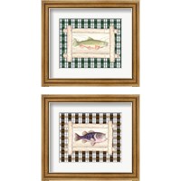 Framed 'Framed Lake Fish 2 Piece Framed Art Print Set' border=