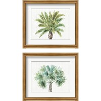 Framed 'Mixed Greens  2 Piece Framed Art Print Set' border=