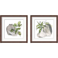 Framed 'Two Vases 2 Piece Framed Art Print Set' border=