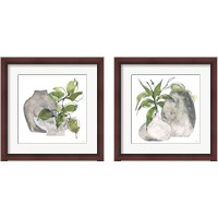 Framed 'Two Vases 2 Piece Framed Art Print Set' border=