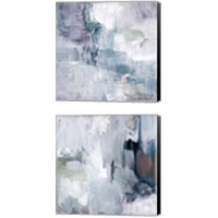 Framed 'Blue Scenario 2 Piece Canvas Print Set' border=