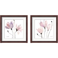 Framed 'Floral Sway 2 Piece Framed Art Print Set' border=