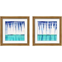 Framed 'Sailing Day 2 Piece Framed Art Print Set' border=