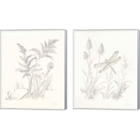 Framed 'Nature Sketchbook 2 Piece Canvas Print Set' border=