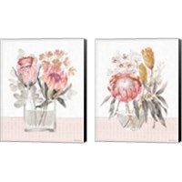 Framed 'Petal Passion 2 Piece Canvas Print Set' border=