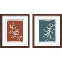 Framed 'Porch Plant 2 Piece Framed Art Print Set' border=