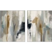 Framed 'Ethereal Sandy Beach 2 Piece Art Print Set' border=