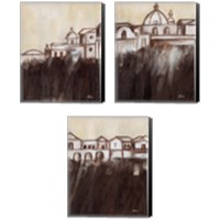 Framed 'Old Cartagena 3 Piece Canvas Print Set' border=