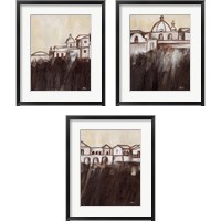 Framed 'Old Cartagena 3 Piece Framed Art Print Set' border=