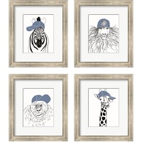 Framed 'Team Roster  4 Piece Framed Art Print Set' border=