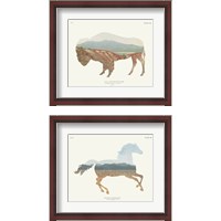 Framed 'American Southwest 2 Piece Framed Art Print Set' border=