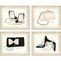 Framed 'From Emily's Closet 4 Piece Art Print Set' border=