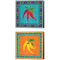 Framed 'Mucho Caliente 2 Piece Canvas Print Set' border=