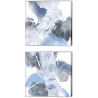 Framed 'White Line Blues 2 Piece Canvas Print Set' border=