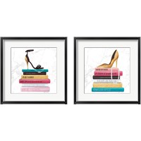 Framed 'Paris Style Marble 2 Piece Framed Art Print Set' border=