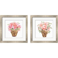 Framed 'Luxe Bouquet 2 Piece Framed Art Print Set' border=