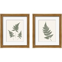 Framed 'Forest Shadows Green 2 Piece Framed Art Print Set' border=