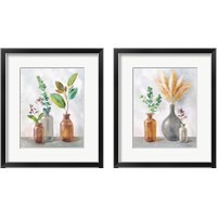 Framed 'Natural Riches Charcoal 2 Piece Framed Art Print Set' border=