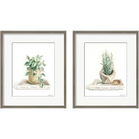 Framed 'Grown at Home 2 Piece Framed Art Print Set' border=