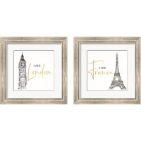 Framed 'I See 2 Piece Framed Art Print Set' border=