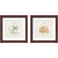 Framed 'Garden 2 Piece Framed Art Print Set' border=