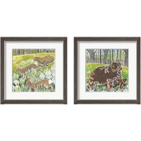 Framed 'Wild Woodland 2 Piece Framed Art Print Set' border=