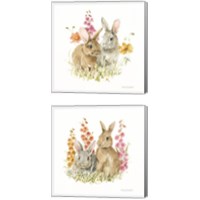 Framed 'Hop on Spring 2 Piece Canvas Print Set' border=