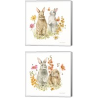 Framed 'Hop on Spring 2 Piece Canvas Print Set' border=