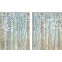 Framed 'Woodland Love 2 Piece Art Print Set' border=