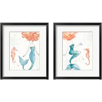 Framed 'Sea Sirens 2 Piece Framed Art Print Set' border=