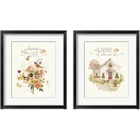 Framed 'Blessed by Nature  2 Piece Framed Art Print Set' border=