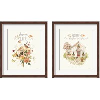 Framed 'Blessed by Nature  2 Piece Framed Art Print Set' border=