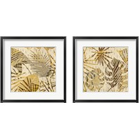 Framed Palm Festoon Gold 2 Piece Framed Art Print Set