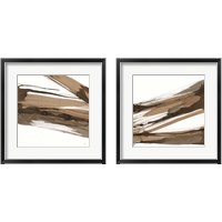 Framed 'Almost Stripes 2 Piece Framed Art Print Set' border=