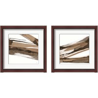 Framed 'Almost Stripes 2 Piece Framed Art Print Set' border=