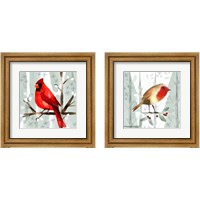 Framed 'Christmas Hinterland 2 Piece Framed Art Print Set' border=