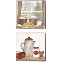 Framed 'Hot Chocolate Season 2 Piece Canvas Print Set' border=