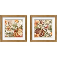 Framed 'Autumn Vines 2 Piece Framed Art Print Set' border=