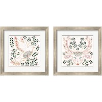 Framed 'Holiday Sparkle 2 Piece Framed Art Print Set' border=