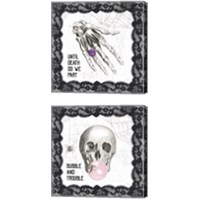 Framed 'Arsenic and Anatomy 2 Piece Canvas Print Set' border=