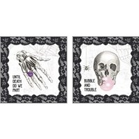 Framed 'Arsenic and Anatomy 2 Piece Art Print Set' border=