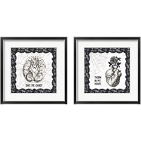 Framed 'Arsenic and Anatomy 2 Piece Framed Art Print Set' border=