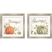 Framed 'Happy Harvest 2 Piece Framed Art Print Set' border=