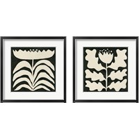 Framed 'Delighted  2 Piece Framed Art Print Set' border=