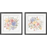 Framed 'Coastal Cottage 2 Piece Framed Art Print Set' border=