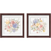 Framed 'Coastal Cottage 2 Piece Framed Art Print Set' border=