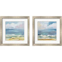 Framed 'Del Mar Sky 2 Piece Framed Art Print Set' border=